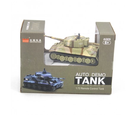Радиоуправляемый танк Great Wall Tiger (песочный камуфляж, 35MHz, 1:72) - 2117-2