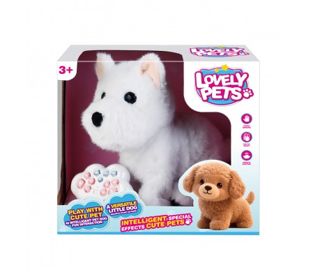 Радиоуправляемая плюшевая собака (28 см, сенсор) - BBS-01