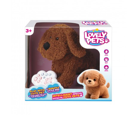 Радиоуправляемая плюшевая собака (28 см, сенсор) - BBS-03