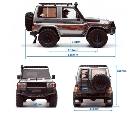 Радиоуправляемый краулер HSP RGT INTRUDER 4WD 1:10 - EX86020-P86486-1