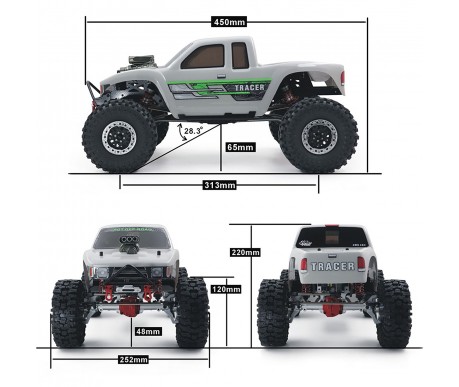 Радиоуправляемый краулер HSP RGT TRACER 4WS 1:10 - EX86180PRO-R86600-1