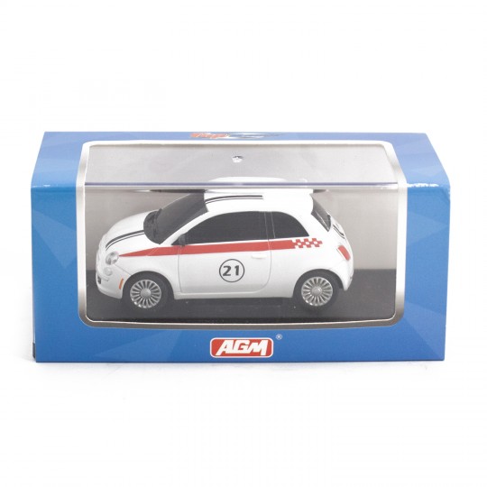 Машинка FIAT 500 для автотрека 1:43 - TR-C23