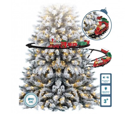 Железная дорога Fenfa Новогодний поезд на Елку - 2024E