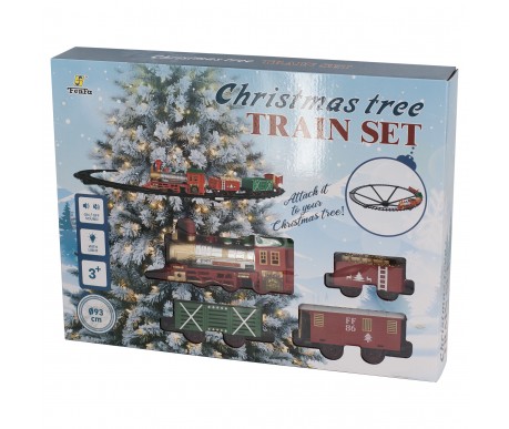 Железная дорога Fenfa Новогодний поезд на Елку - 2024E