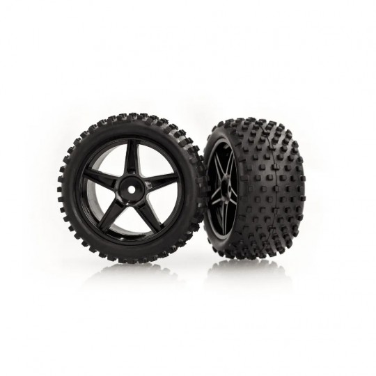 Задние колеса HSP в сборе (06024+06025) - HSP06026-BLACK