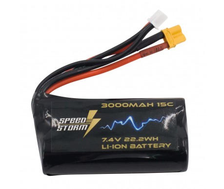 Аккумулятор Speed Storm Li-ion 18650 7.4V 3000 mAh разъем XT30 - SS-2S3000-XT30