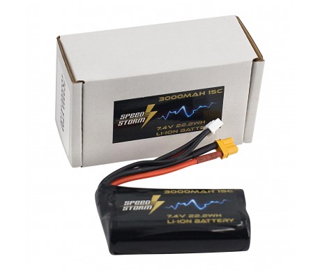 Аккумулятор Speed Storm Li-ion 18650 7.4V 3000 mAh разъем XT30 - SS-2S3000-XT30