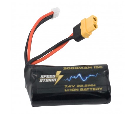 Аккумулятор Speed Storm Li-ion 18650 7.4V 3000 mAh разъем XT60 - SS-2S3000-XT60