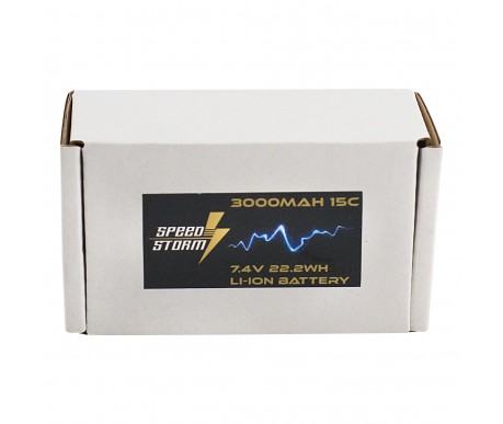 Аккумулятор Speed Storm Li-ion 18650 7.4V 3000 mAh разъем XT60 - SS-2S3000-XT60