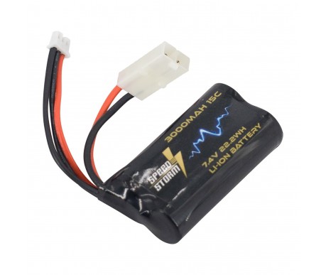 Аккумулятор Speed Storm Li-ion 18650 7.4V 3000 mAh разъем Tamiya - SS-2S3000-TAMIYA