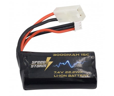 Аккумулятор Speed Storm Li-ion 18650 7.4V 3000 mAh разъем Tamiya - SS-2S3000-TAMIYA
