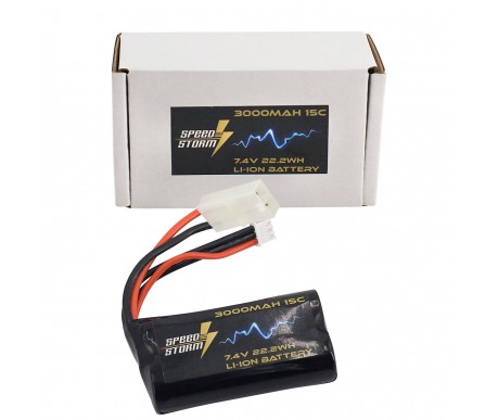 Аккумулятор Speed Storm Li-ion 18650 7.4V 3000 mAh разъем Tamiya - SS-2S3000-TAMIYA