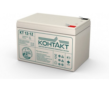 Аккумулятор Контакт 12V 12Ah KT-12-12