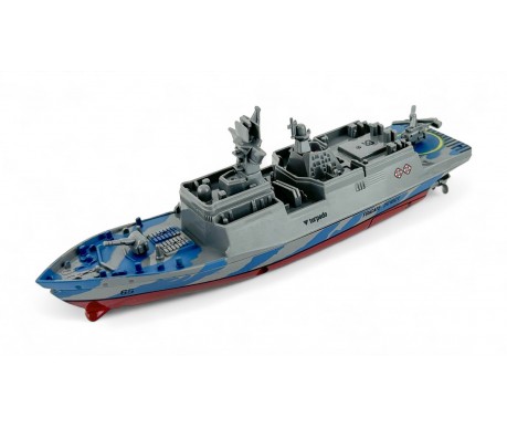 Катер фрегат на радиоуправлении Frigate (2.4G, 15.5см)