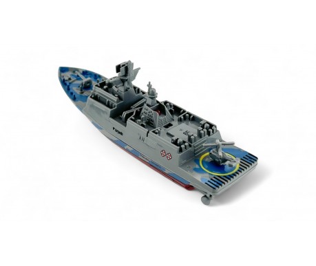 Катер фрегат на радиоуправлении Frigate (2.4G, 15.5см)