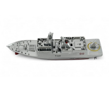 Катер фрегат на радиоуправлении Frigate (2.4G, 15.5см)