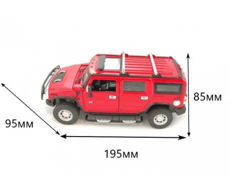 Радиоуправляемый джип Hummer H2 1:24 