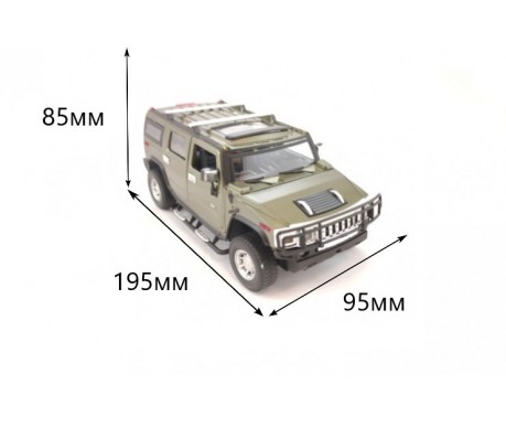 Радиоуправляемый джип Hummer H2 1:24 