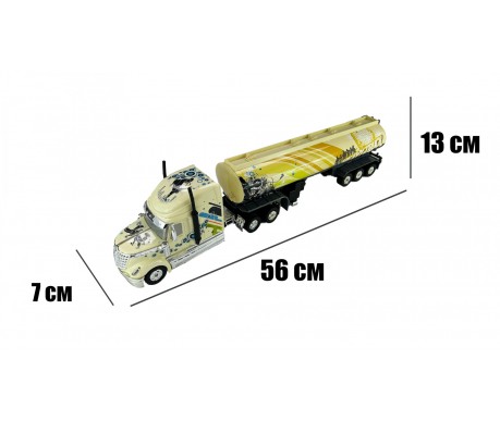 Радиоуправляемый танкер на пульте управления Rui Chuang Heavy Truck 1:32 