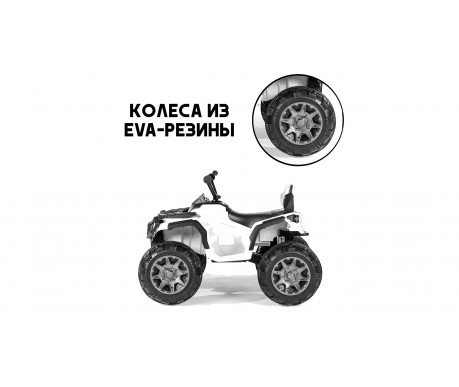 Детский электромобиль квадроцикл Grizzly с пультом управления (задний привод, 12V)