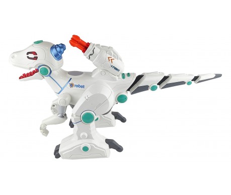 Игрушка динозавр Raptor на пульте управления (Свет, звук, пар, стреляет)