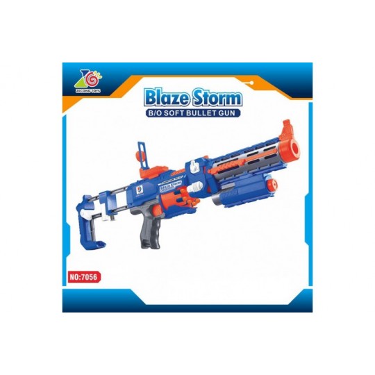 Автомат Blaze Storm с Мягкими Пулями на Батарейках + Фонарик 