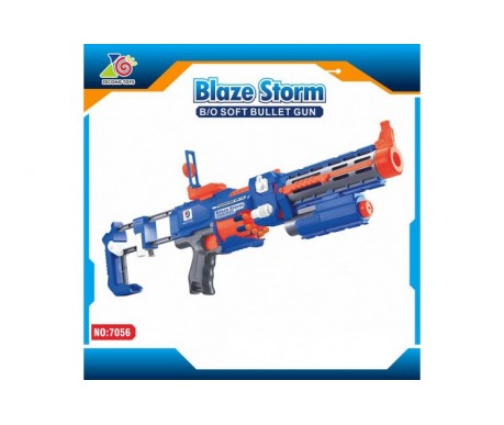 Автомат Blaze Storm с Мягкими Пулями на Батарейках + Фонарик 