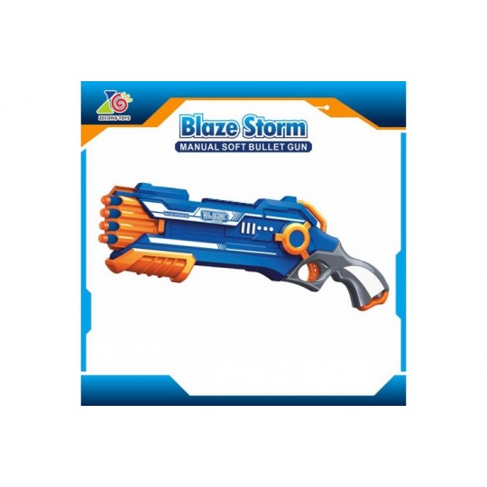 Дробовик бластер Blaze Storm с мягкими пулями (2-ой выстрел) 