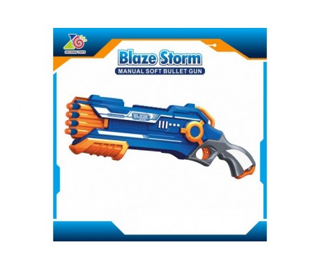 Дробовик бластер Blaze Storm с мягкими пулями (2-ой выстрел) 