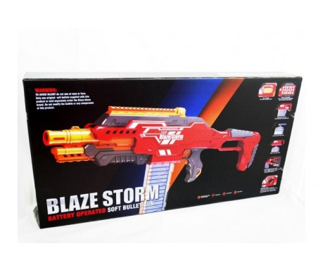 Автомат с Мягкими Пулями на Батарейках BlazeStorm