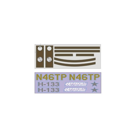 Набор наклеек MD500 Camo Art-tech 45032