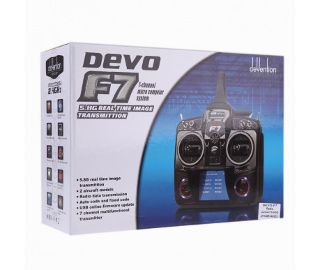 Аппаратура радиоуправления Walkera Devo F7 (с FPV) 2.4GHz - DEVO-F7