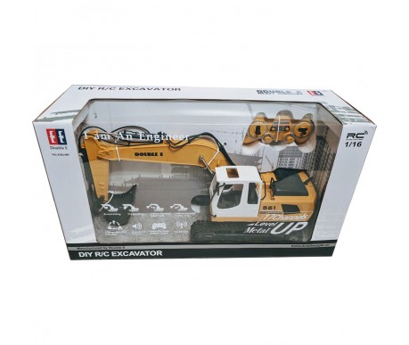 Радиоуправляемый экскаватор Double Eagle 1:16 RTR со звуковыми эффектами 2.4G - E561-003