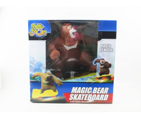 Радиоуправляемый медведь на скейтбордe Magic Bear - 6012-1