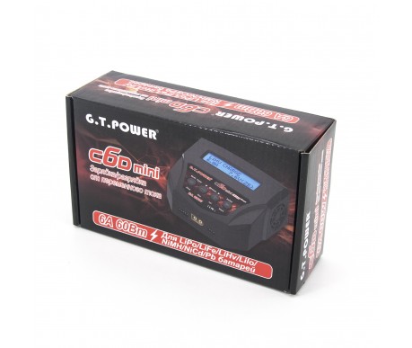 Универсальное зарядное устройство G.T.POWER C6D mini 6A 60W - GTP-C6D-MINI