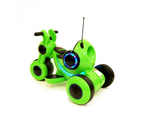 Детский электромотоцикл HL300 Green 6V - HL300-G
