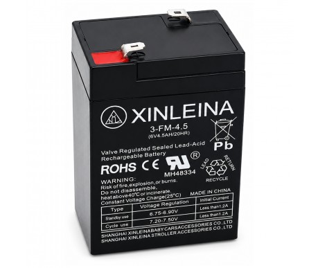 Аккумулятор XINLEINA 6V4.5Ah/20Hr - 3FM4.5