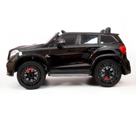 Детский электромобиль Mercedes Benz GLS63 LUXURY 4WD 12V MP4 - Black - HL228-LUX-MP4