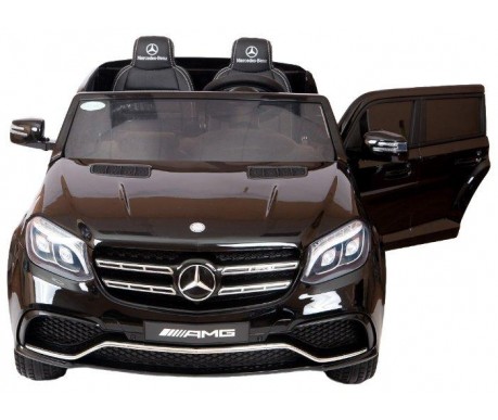 Детский электромобиль Mercedes Benz GLS63 LUXURY 4WD 12V MP4 - Black - HL228-LUX-MP4