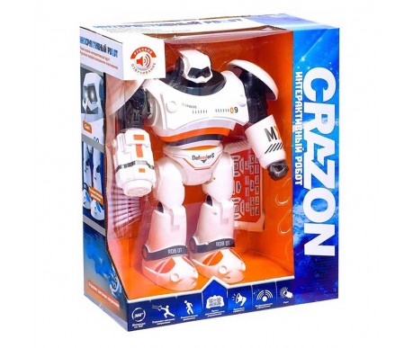 Радиоуправляемый интерактивный робот CraZon (стреляет присосками) - ZYA-A2721-1