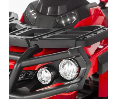 Детский квадроцикл Grizzly ATV 4WD Red 12V с пультом управления - BDM0906-4