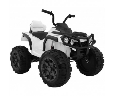 Детский квадроцикл Grizzly ATV 4WD White 12V с пультом управления - BDM0906-4