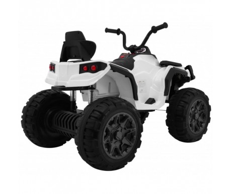 Детский квадроцикл Grizzly ATV 4WD White 12V с пультом управления - BDM0906-4