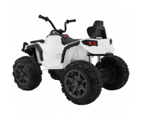 Детский квадроцикл Grizzly ATV 4WD White 12V с пультом управления - BDM0906-4