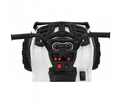 Детский квадроцикл Grizzly ATV 4WD White 12V с пультом управления - BDM0906-4