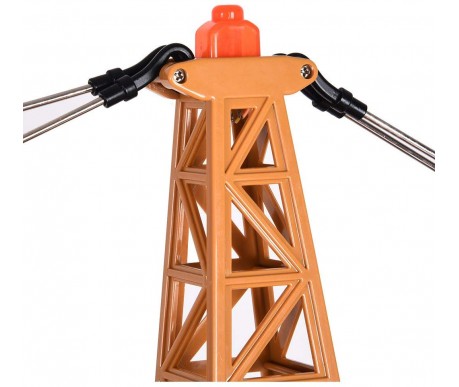 Радиоуправляемый башенный кран HUI NA TOYS масштаб 1:14 2.4G - HN1585