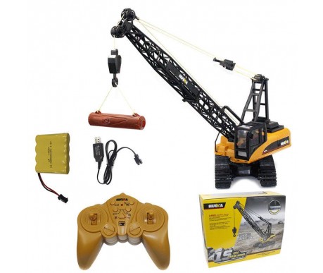 Радиоуправляемый кран HUI NA TOYS масштаб 1:14 2.4G - HN1572
