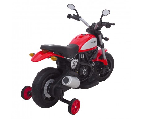 Детский мотоцикл Qike Чоппер красный - QK-307-RED