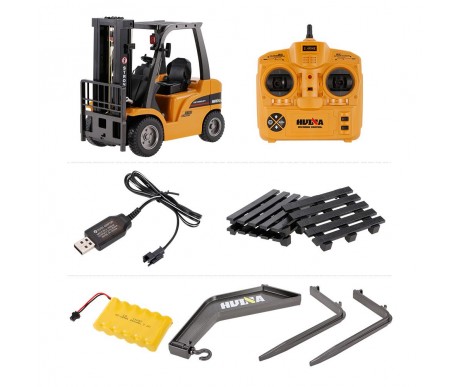 Радиоуправляемый погрузчик HUI NA TOYS масштаб 1:10 2.4G - HN1577