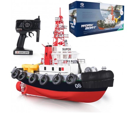 Радиоуправляемый буксир Heng Long Seaport Work Boat 2.4G - 3810